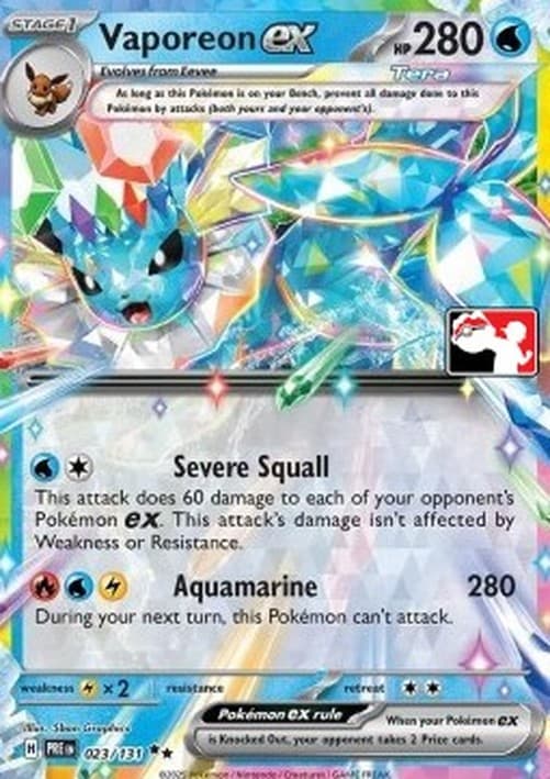 Pokemon Vaporeon ex