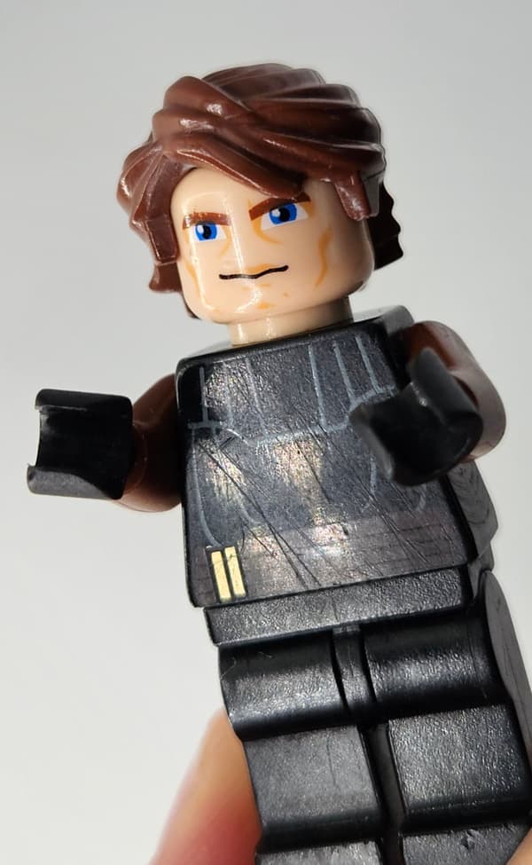 Lego Star Wars minifigure sw0183 Anakin Skywalker DEFECT /