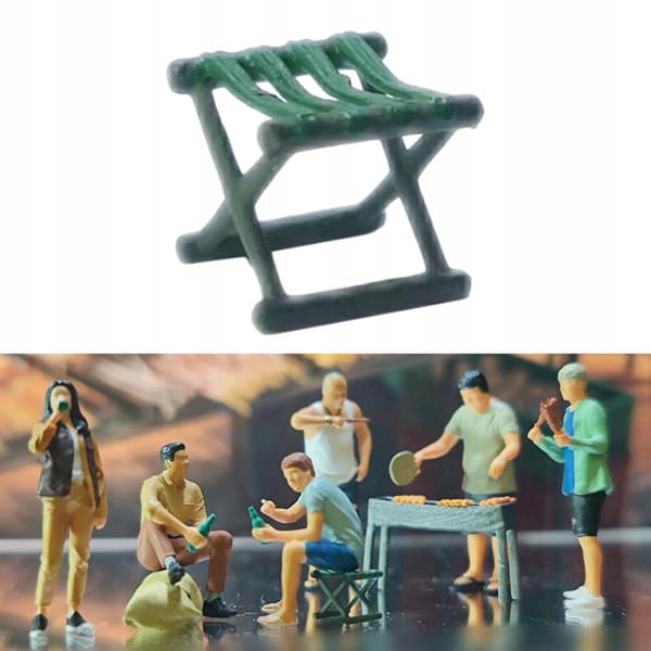 1/64 Stołek Camp Micro-Landscape DIY Train Set