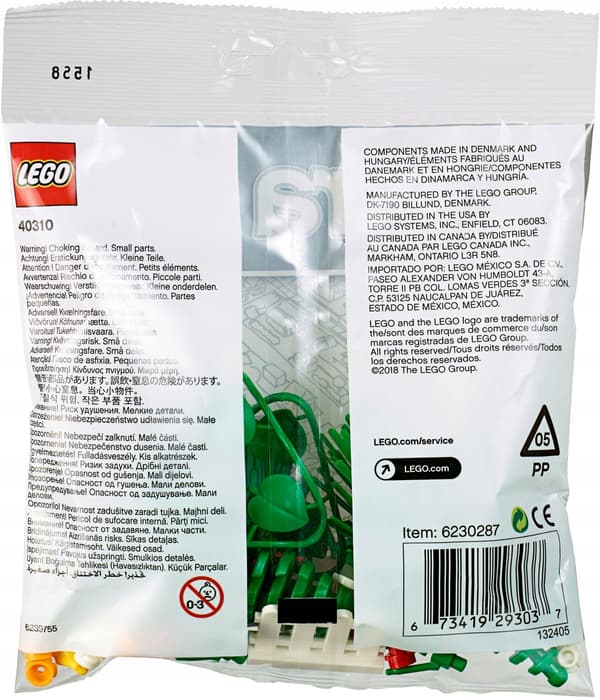 LEGO City 40310 Extra Botanical Accessories