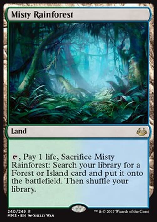Magic: The Gathering Misty Rainforest