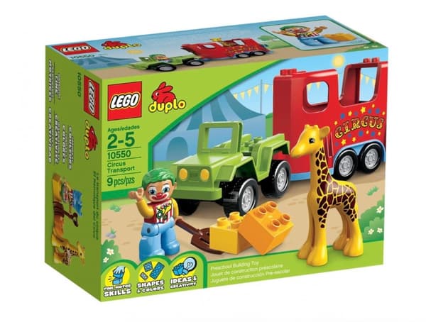 LEGO Duplo Jeep and Circus Trailer, set 10550
