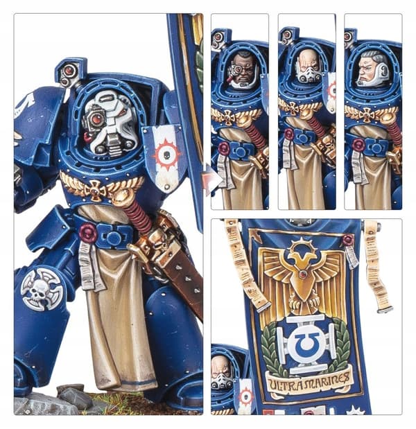 WARHAMMER 40K – BATTLEFORCE SPACE MARINES CRUX TERMINATUS + Gratis väska!