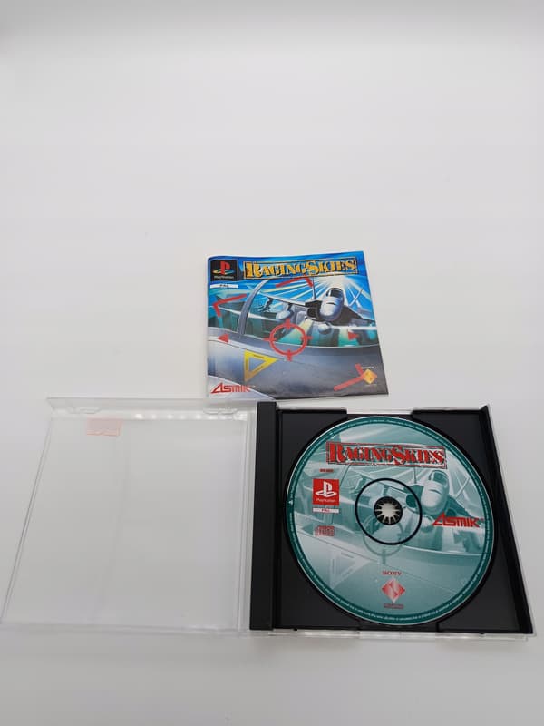 Raging Skies for Sony PlayStation 1 (PSX) – NEW REPLACEMENT BOX