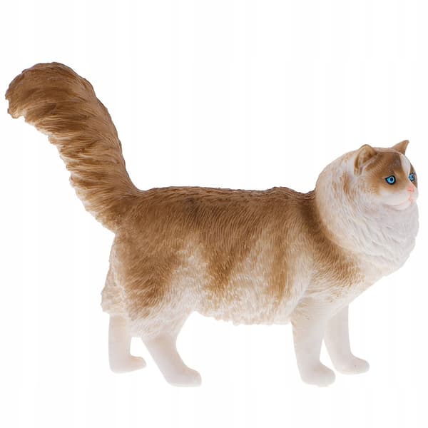 PLASTIC CAT FIGURINE FOR DECORATION AND CHILDREN’S PLAY