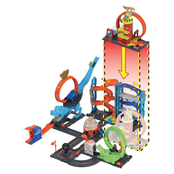 Hot Wheels City Fire Station with Loop Set HKX41