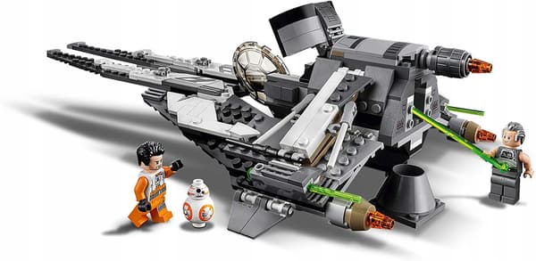 LEGO STAR WARS 75242 TIE Interceptor, Black Ace, Droid BB-8, Poe Dameron