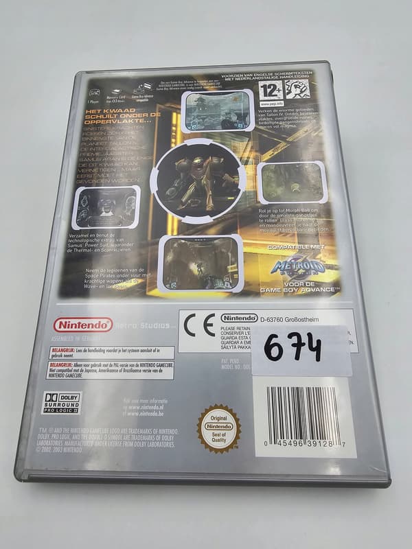 NINTENDO GAMECUBE METROID PRIME