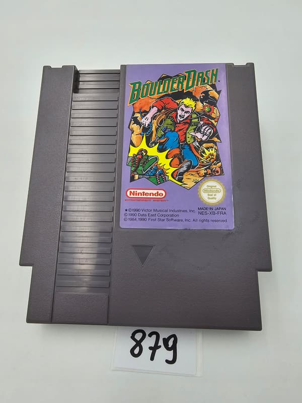 NINTENDO NES BOULDER DASH ORIGINAL