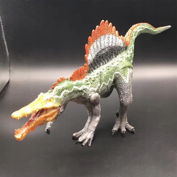 Simulation dinosaur toy figures, a learning model of a spinosaur