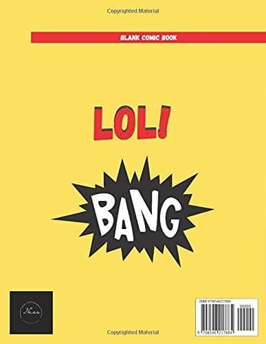 Blank Comic Book