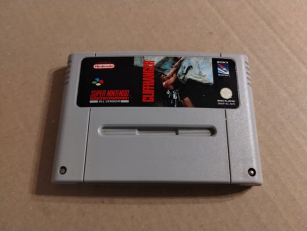 The SNES game Cliffhanger