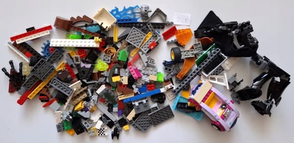 Lego bricks – mixed set, 0.5 kg, sold by weight