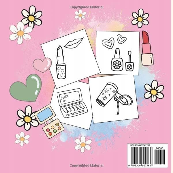 CUTE COSMETICS MAKE-UP COLOURING BOOK: BOLD & EASY COLOURING (BOLD & EASY COL