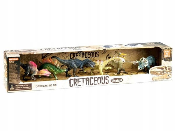 Dinosaur set: PAINTED DINOSAURS, 6-piece set, 5905258513287