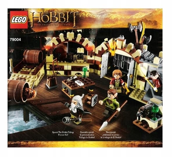 LEGO INSTRUCTIONS – The Hobbit: Barrel Escape 79004, 2012