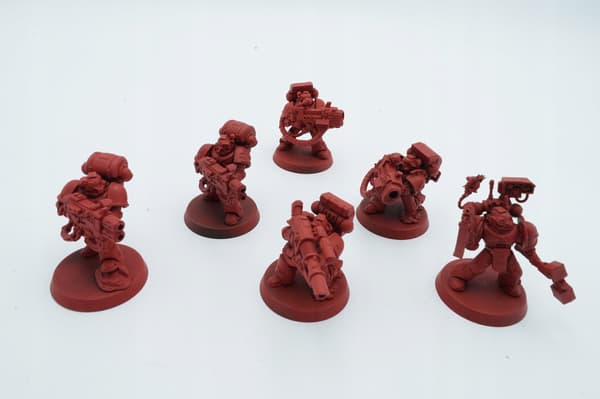 Warhammer 40k Blood Angels Devastator Squad – set of 6 plastic miniatures