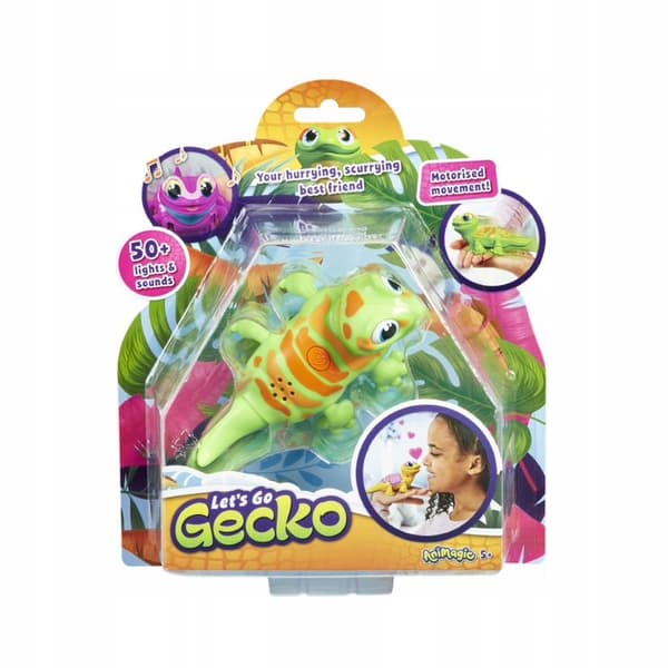 AniMagic Gecko 'Let's Go' Green Interactive Figurine