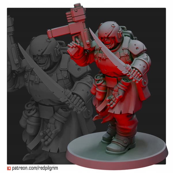 Oathbreakers Squad x5 Red Pilgrim Miniatures 28 mm