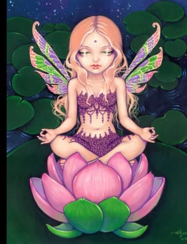 Lotus Fairy by Jasmine Becket-Griffith: A Gothic Fairytale Composition