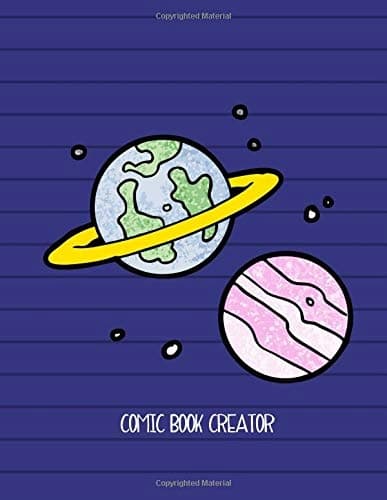 Comic Book Creator: Space-themed Comic Book Grid-style Story Creator