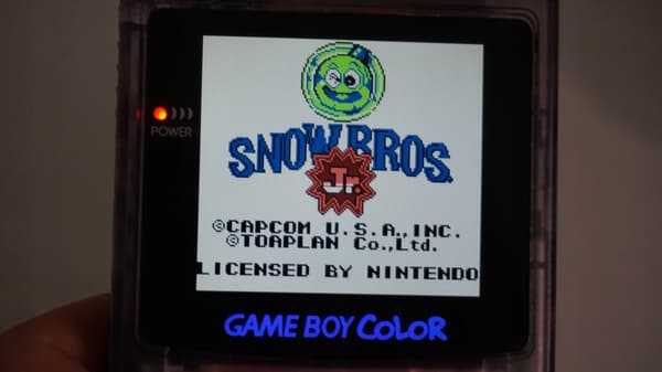 Nintendo Game Boy game: Capcom’s Snow Brothers – RARE