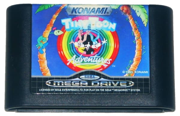 Tiny Toon Adventures: Busters’ Hidden Treasure – a Sega Mega Drive (Genesis) game.