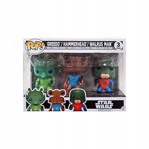 Funko Pop Star Wars: Greedo, Hammerhead, Walrus Man