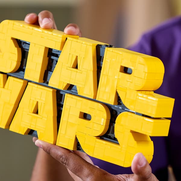 LEGO Star Wars 75407 Star Wars Logo made from bricks
