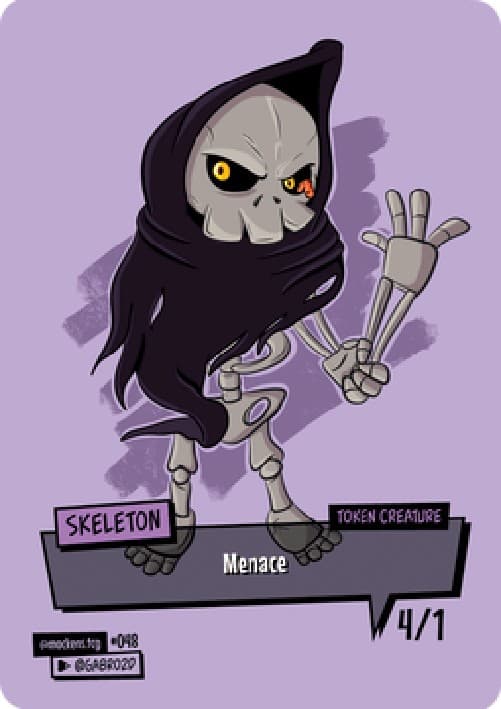 Magic: The Gathering Skeleton Token
