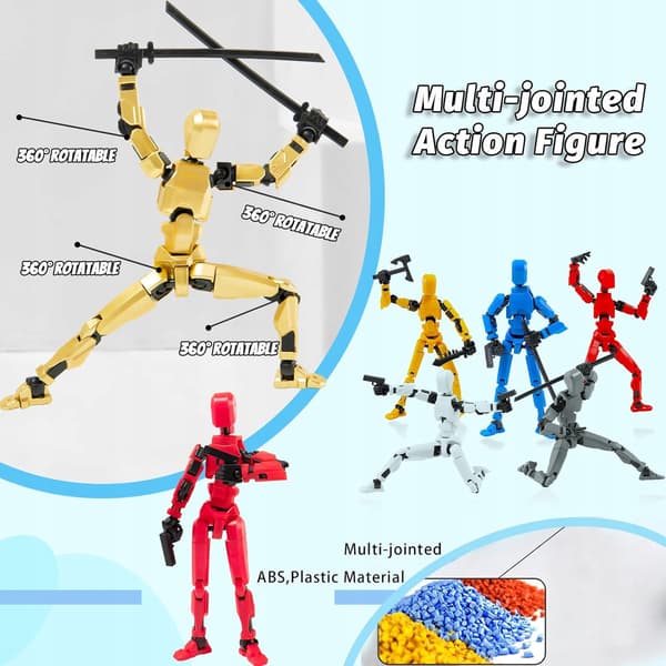 T13 TITAN 13 ACTION FIGURES SET – 3D-PRINTED DESK DECORATIONS – 4 PIECES