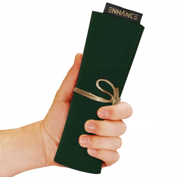 Enhance - Tabletop Roll on a Scroll Bag (case + set of dice) - Green