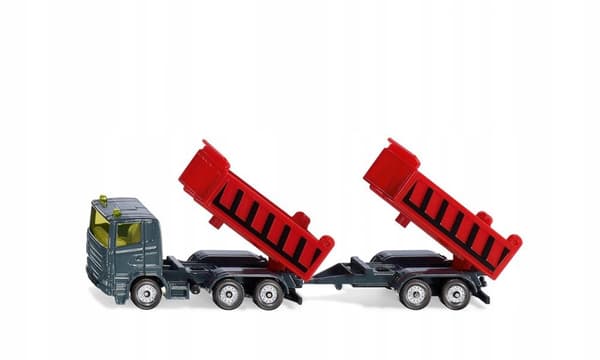 Siku Lorry with a folding load bed and winch