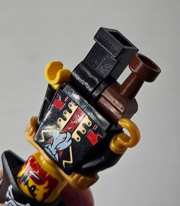 LEGO Pirates pi116 Captain Brickbeard Captain Blackbeard DEFECT /