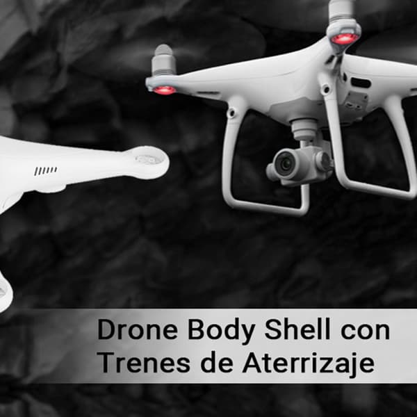 1PC Drone Body Shell Frame, 2PCS Landing Gear for Phantom 3 SI
