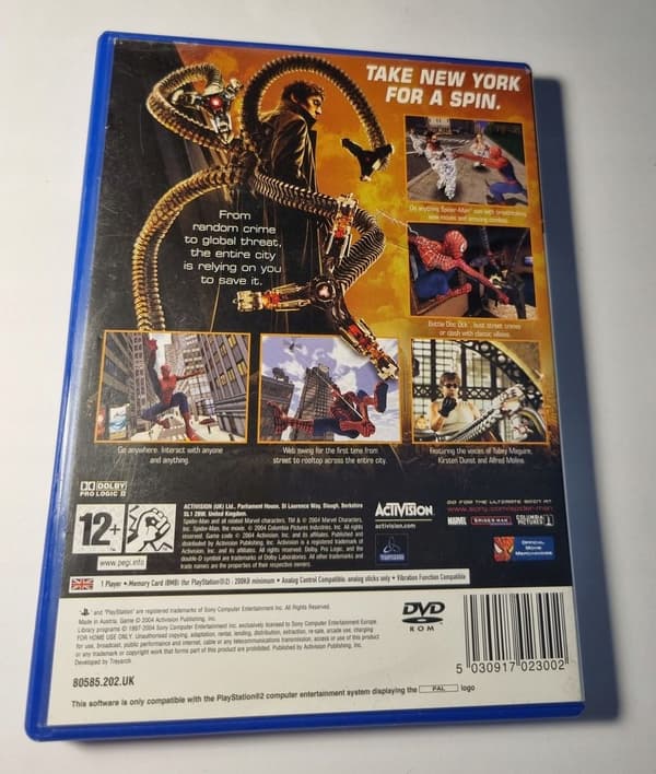 SPIDER-MAN 2 // COMPLETE // PlayStation 2 PS2 // Launch Edition // CHEAPEST // AN