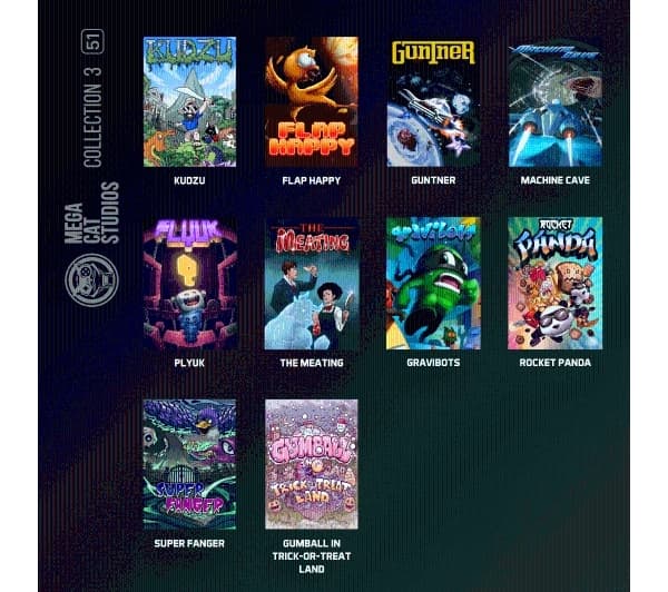 Evercade by Mega Cat Studios Collection 3 – 10 games