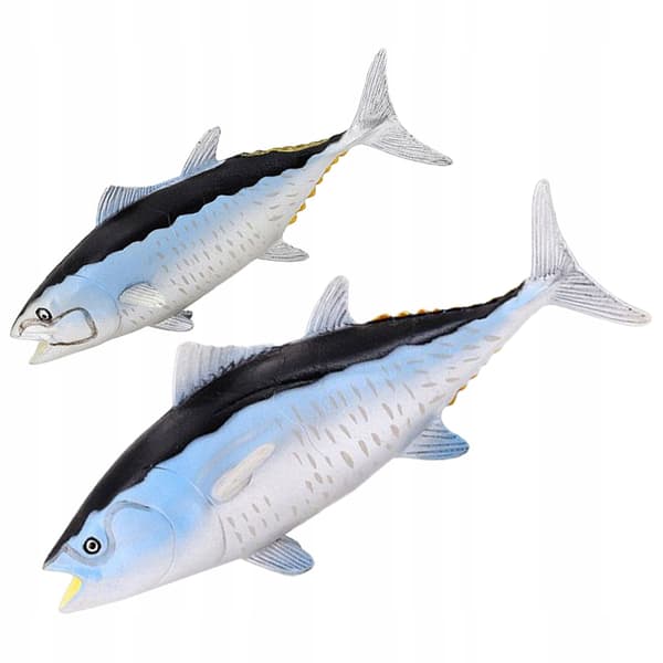 2 DECORATIVE SEA FISH MODELS MADE FROM SAFE MATERIAL