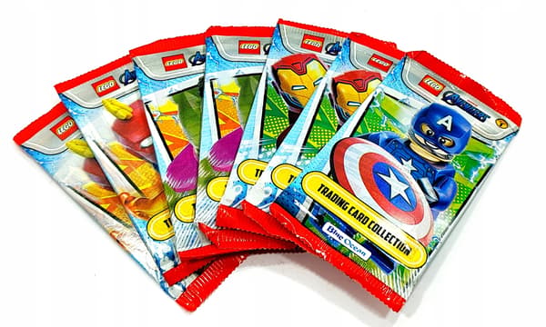 CARDS. LEGO MARVEL AVENGERS. 7 PACKETS / 42 CARDS