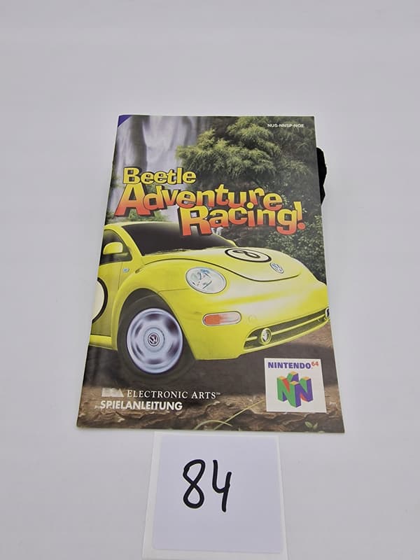 NINTENDO 64 BEETLE ADVENTURE RACING CARDBOARD BOX