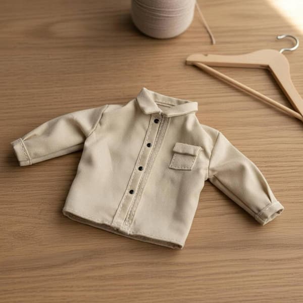 Lalka Long-sleeved shirt, khaki, sizes 1–12
