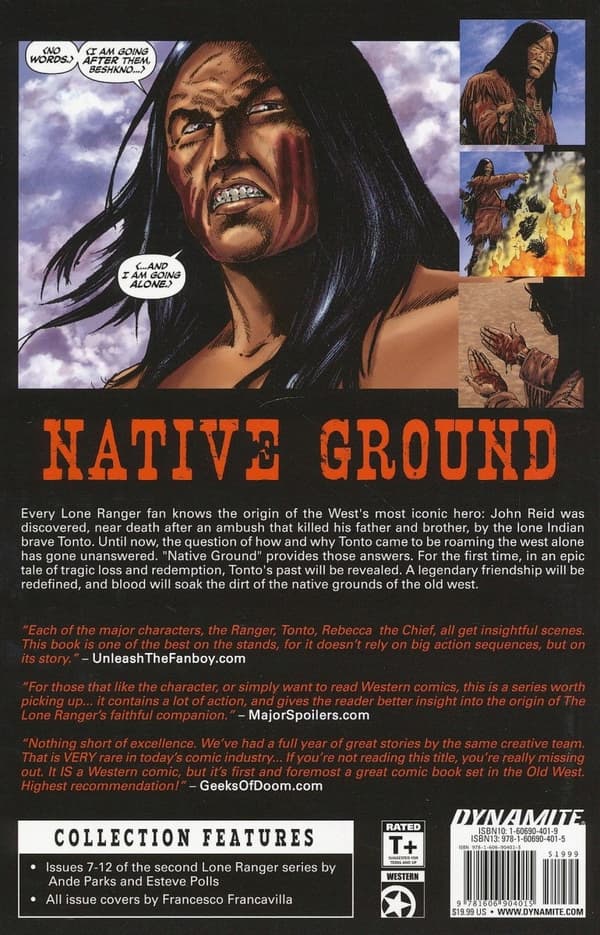 The Lone Ranger Volume 6: Native Ground Parks