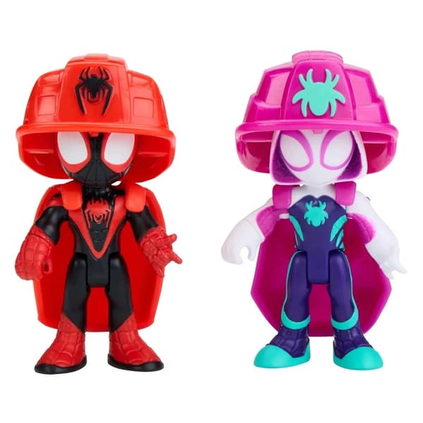 Miles Spin Morales and Ghost-Spider figurines - Spiday Disney set