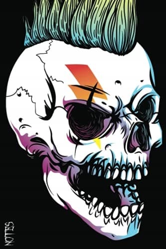 Notebook: Emo School Notebook | Punk Emo Aesthetic Journal for Teens and Adults