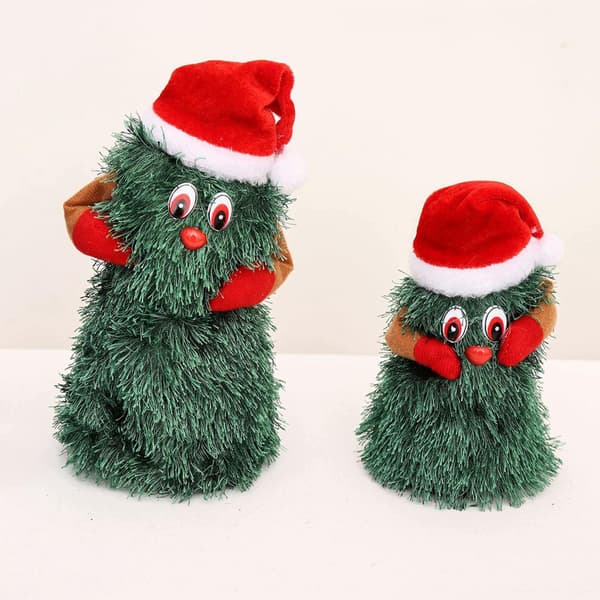 Singing, electric, long-lasting, dancing Christmas tree toy – small size