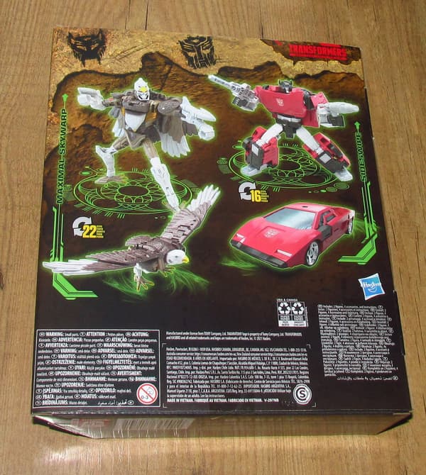 TRANSFORMERS KINGDOM MAXIMAL SKYWARP SIDESWIPE