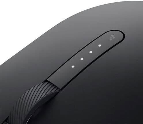 Dell MS3220 office mouse for right-handed users, laser, 3200 DPI, wired, USB, black