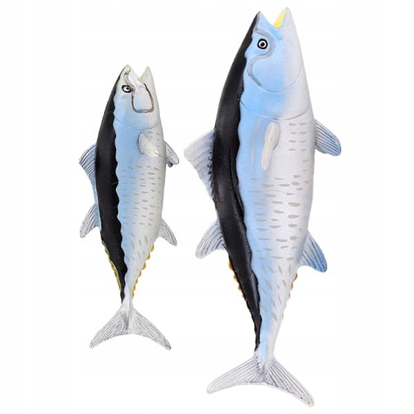 2 DECORATIVE SEA FISH MODELS MADE FROM SAFE MATERIAL
