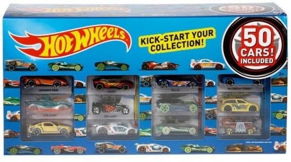 Hot Wheels 50-piece gift set by Mattel