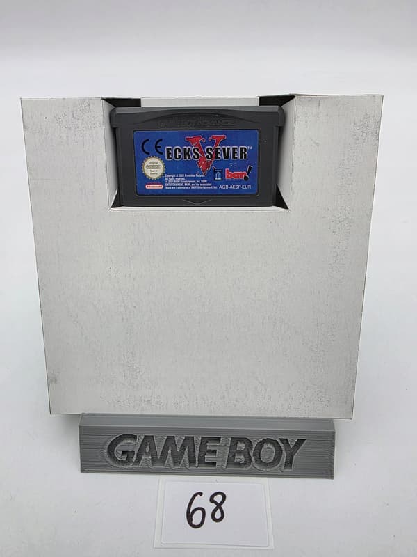 GAME BOY ADVANCE ECKS VS SEVER ORIGINAL CARDBOARD BOX